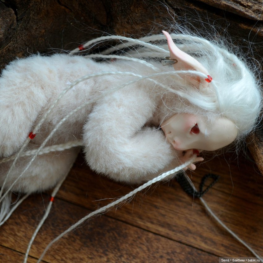 Туманница — Игрушки в смешанной технике (мех и глина): Арт (фото 3)