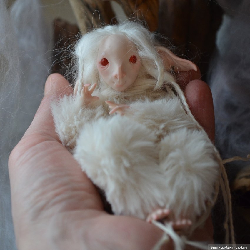 Туманница — Игрушки в смешанной технике (мех и глина): Арт (фото 6)