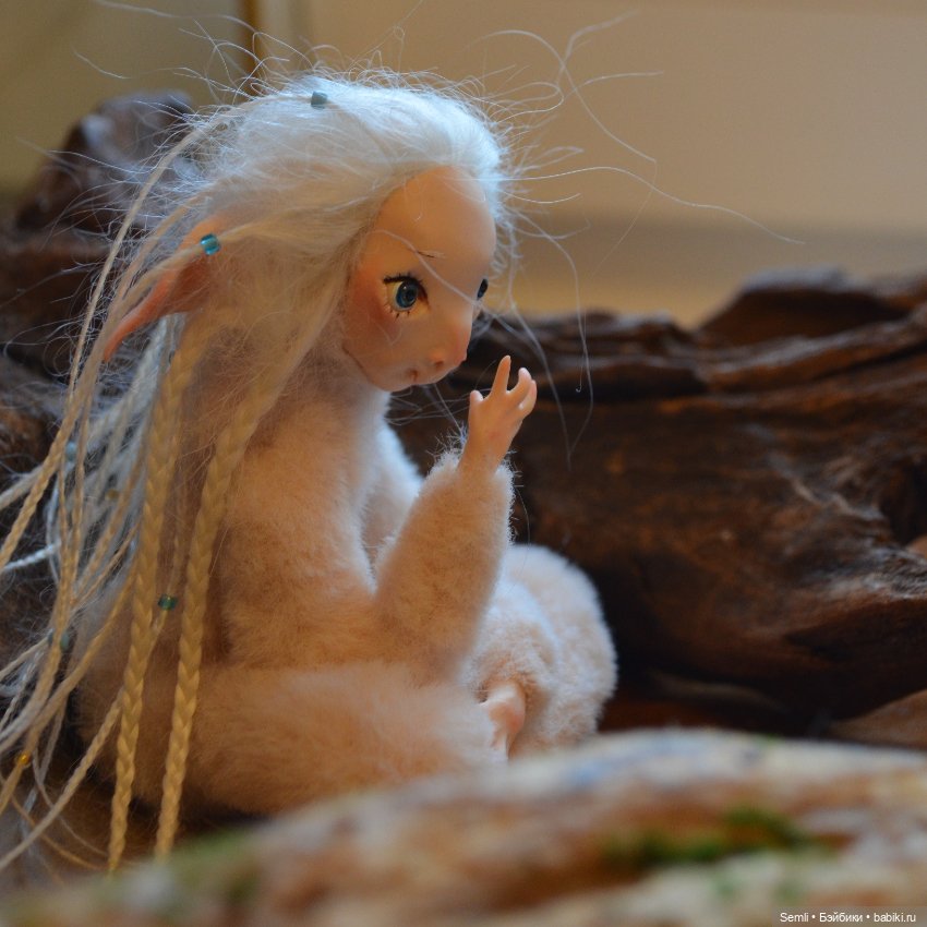 Туманница — Игрушки в смешанной технике (мех и глина): Арт (фото 4)