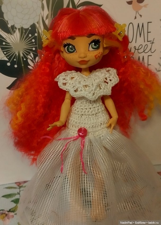 Платье на тонкую талию — Одежда и обувь для кукол своими руками: фото (фото 7)
