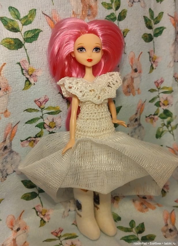 Платье на тонкую талию — Одежда и обувь для кукол своими руками: фото (фото 4)