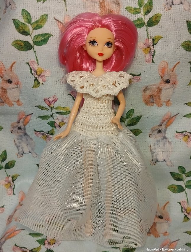 Платье на тонкую талию — Одежда и обувь для кукол своими руками: фото (фото 2)