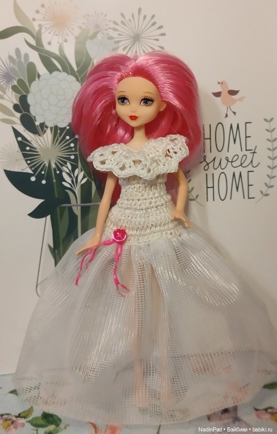 Платье на тонкую талию — Одежда и обувь для кукол своими руками: фото (фото 5)