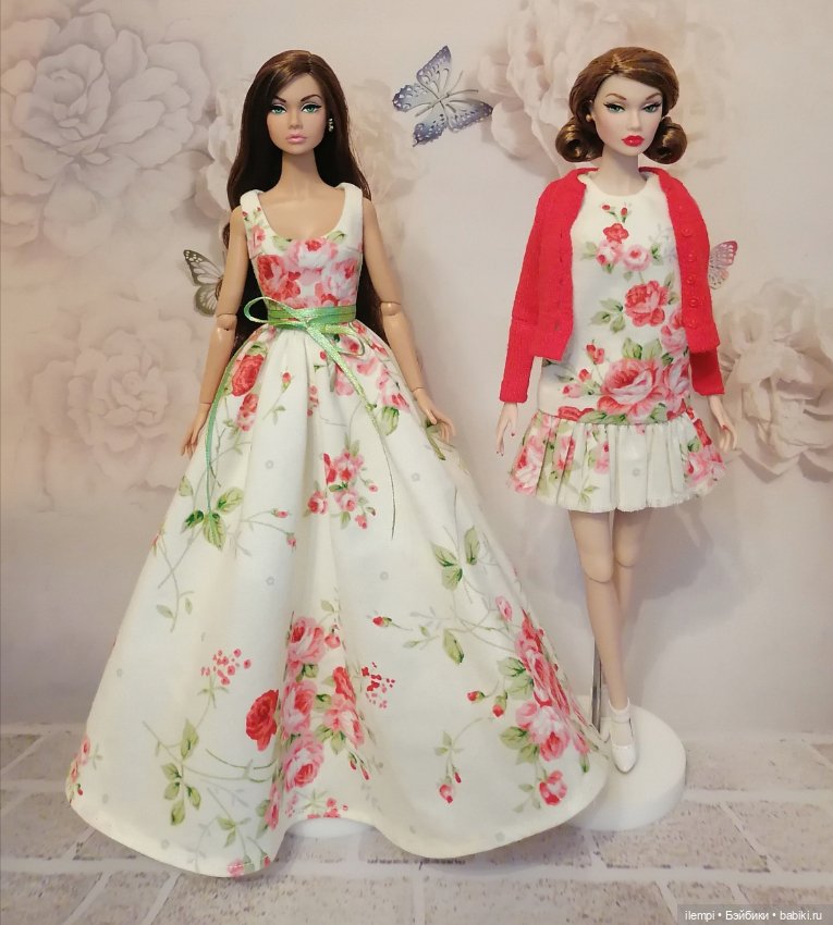Куклы Poppy Parker в цветочных платьях