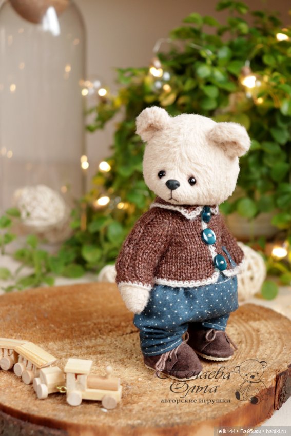 Тедди мишка Леон — Авторские мишки Тедди и друзья: фото