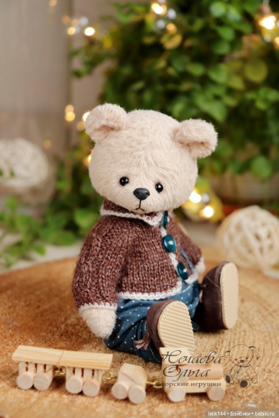 Тедди мишка Леон — Авторские мишки Тедди и друзья: фото (фото 4)