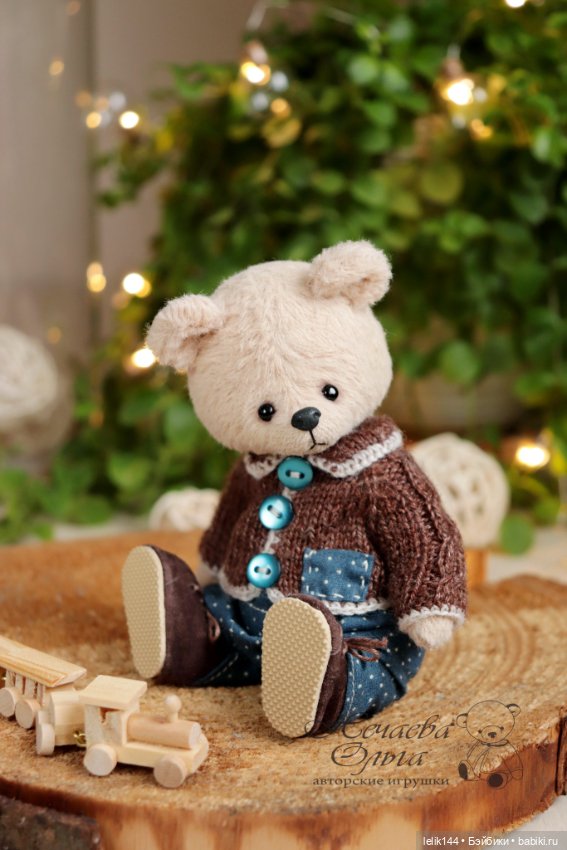 Тедди мишка Леон — Авторские мишки Тедди и друзья: фото (фото 2)