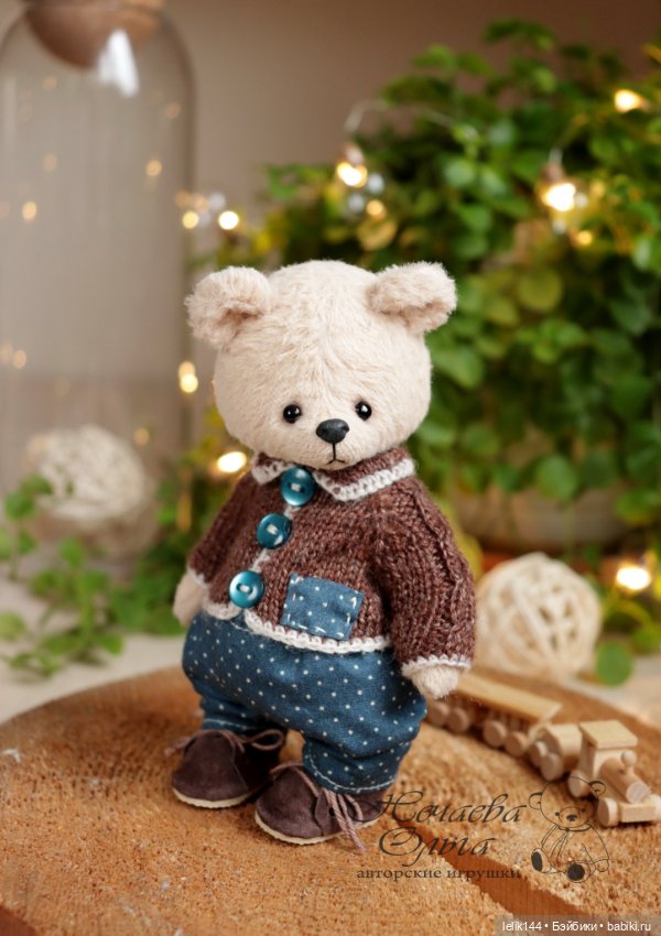 Тедди мишка Леон — Авторские мишки Тедди и друзья: фото (фото 5)