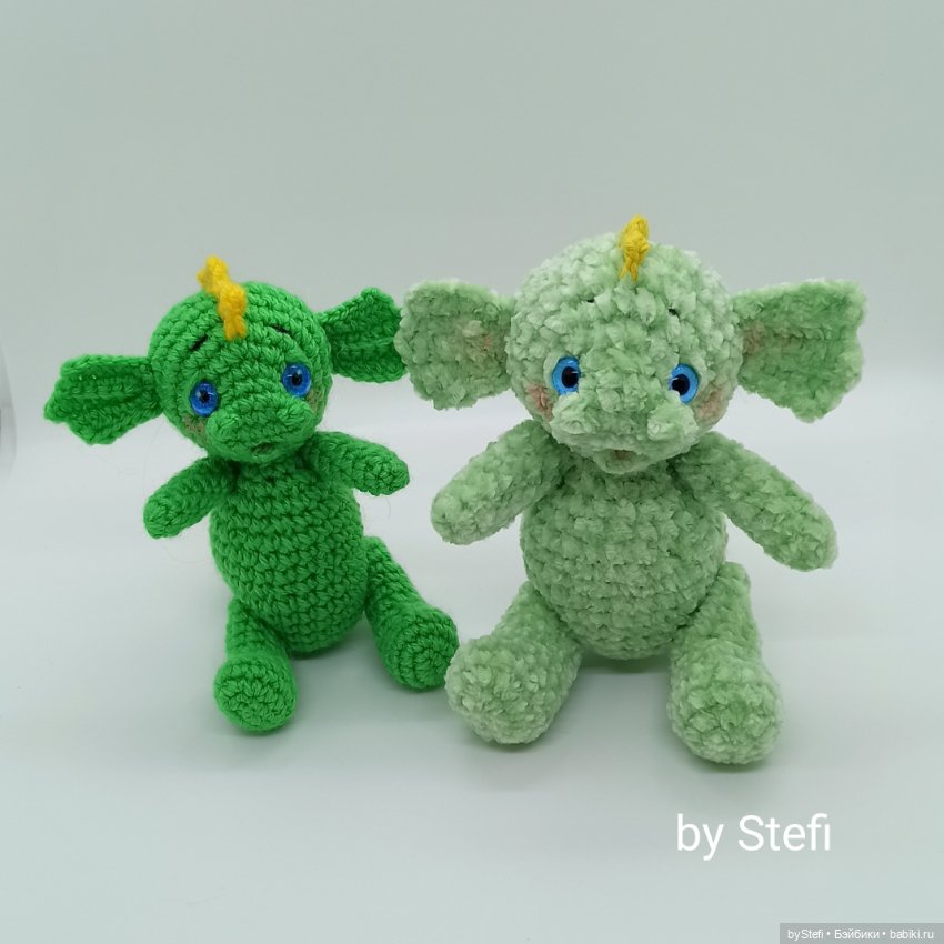 Дракон Плюш. Символ 2024 — Вязаные игрушки и амигуруми: крючком
