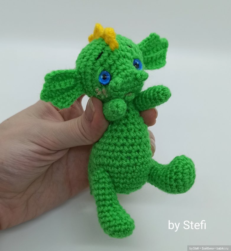 Дракон Плюш. Символ 2024 — Вязаные игрушки и амигуруми: крючком (фото 6)