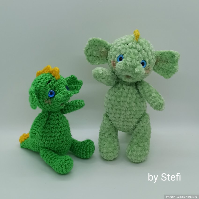 Дракон Плюш. Символ 2024 — Вязаные игрушки и амигуруми: крючком