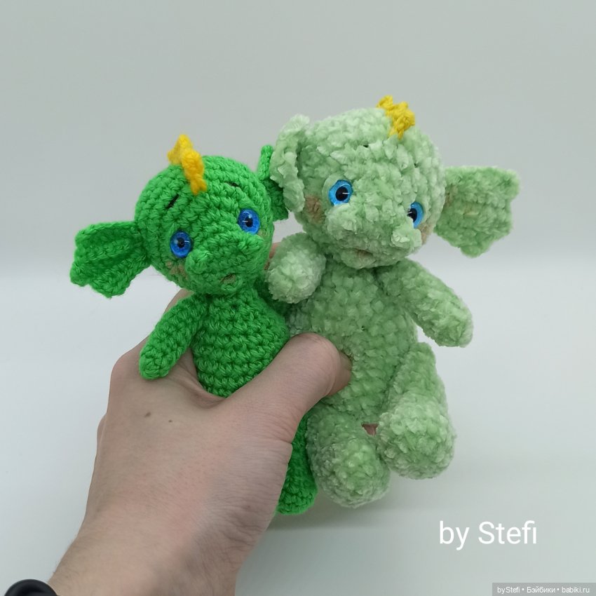 Дракон Плюш. Символ 2024 — Вязаные игрушки и амигуруми: крючком (фото 4)