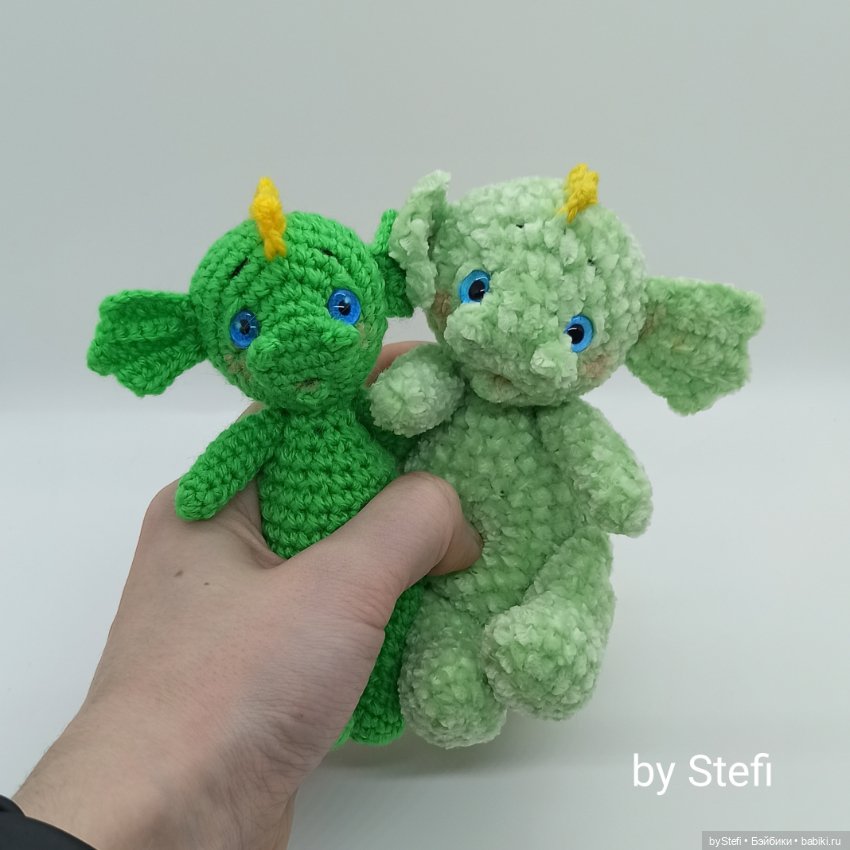 Дракон Плюш. Символ 2024 — Вязаные игрушки и амигуруми: крючком (фото 7)
