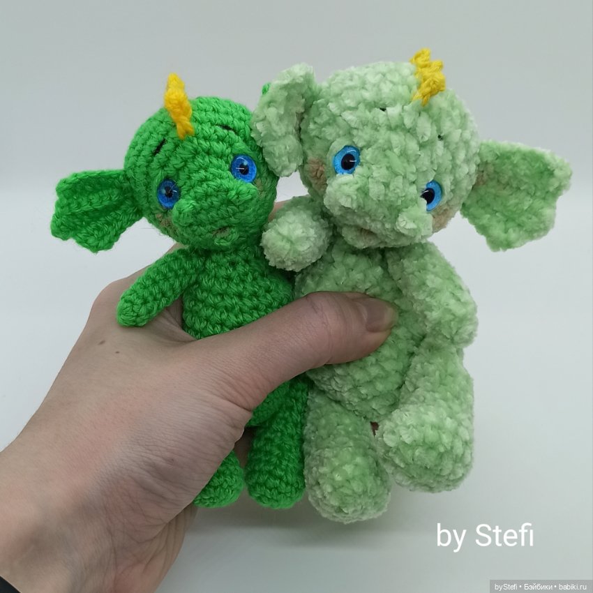 Дракон Плюш. Символ 2024 — Вязаные игрушки и амигуруми: крючком