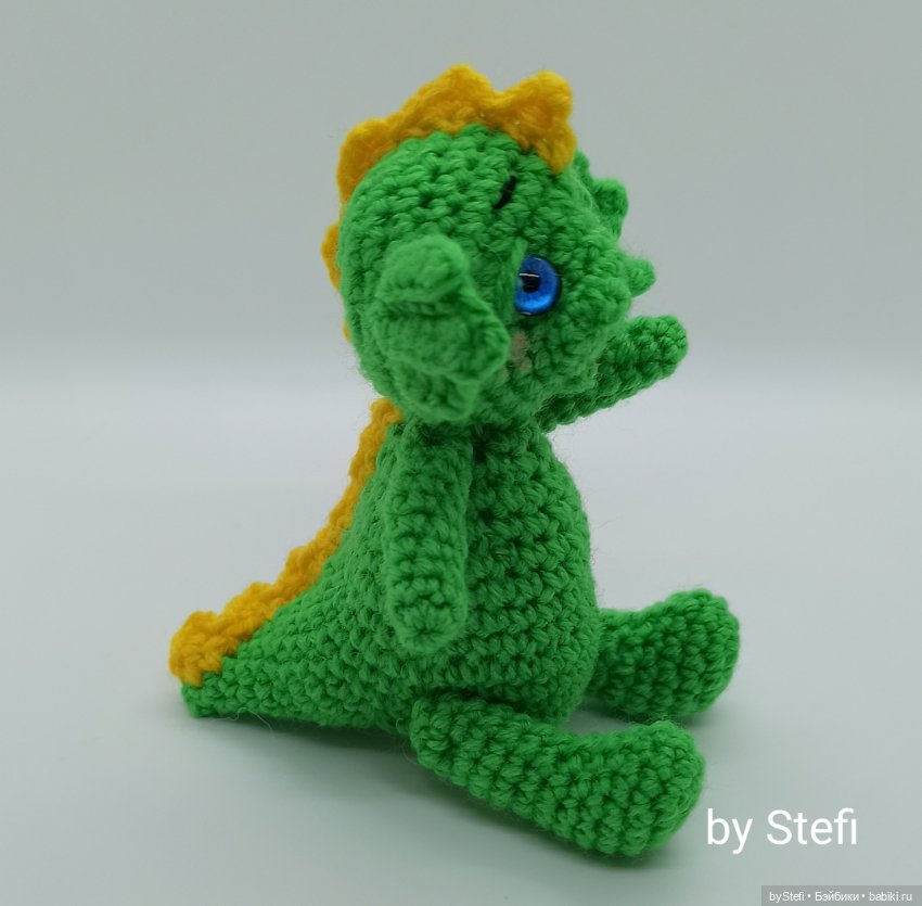 Дракон Плюш. Символ 2024 — Вязаные игрушки и амигуруми: крючком (фото 10)
