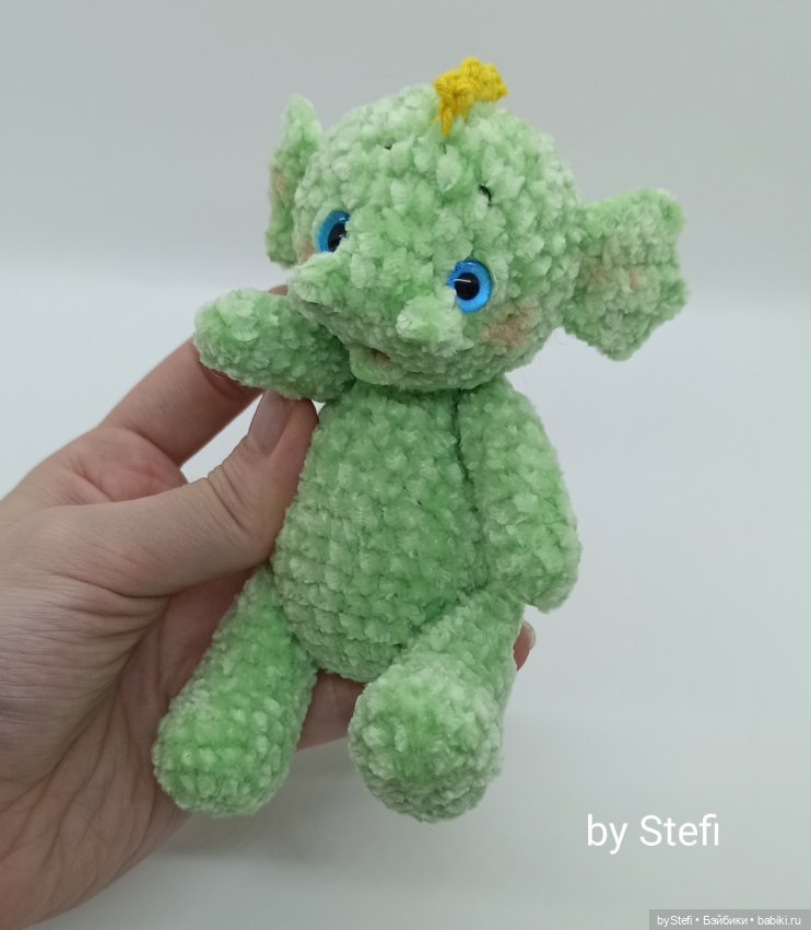 Дракон Плюш. Символ 2024 — Вязаные игрушки и амигуруми: крючком (фото 9)