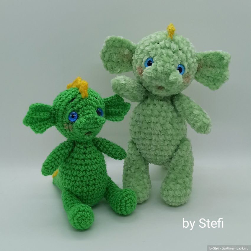 Дракон Плюш. Символ 2024 — Вязаные игрушки и амигуруми: крючком