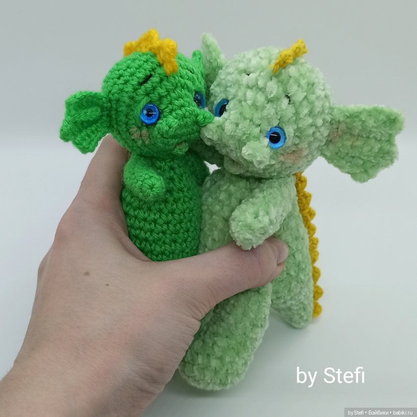 Дракон Плюш. Символ 2024 — Вязаные игрушки и амигуруми: крючком (фото 8)