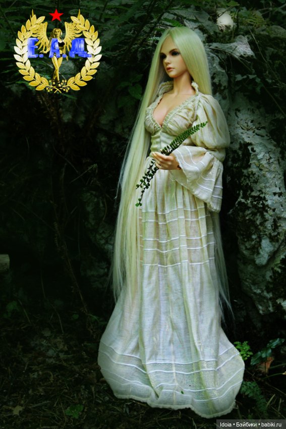 Выгул белого парика — Куклы Iplehouse (Иплхаус): BJD (БЖД) (фото 8)