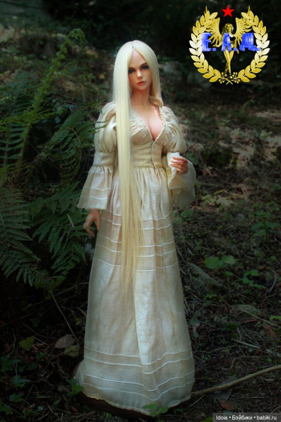 Выгул белого парика — Куклы Iplehouse (Иплхаус): BJD (БЖД) (фото 5)