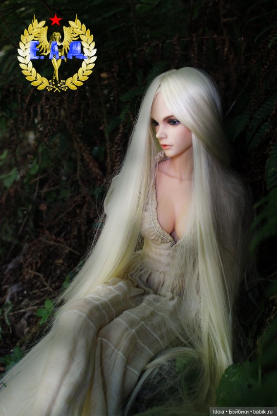 Выгул белого парика — Куклы Iplehouse (Иплхаус): BJD (БЖД) (фото 3)