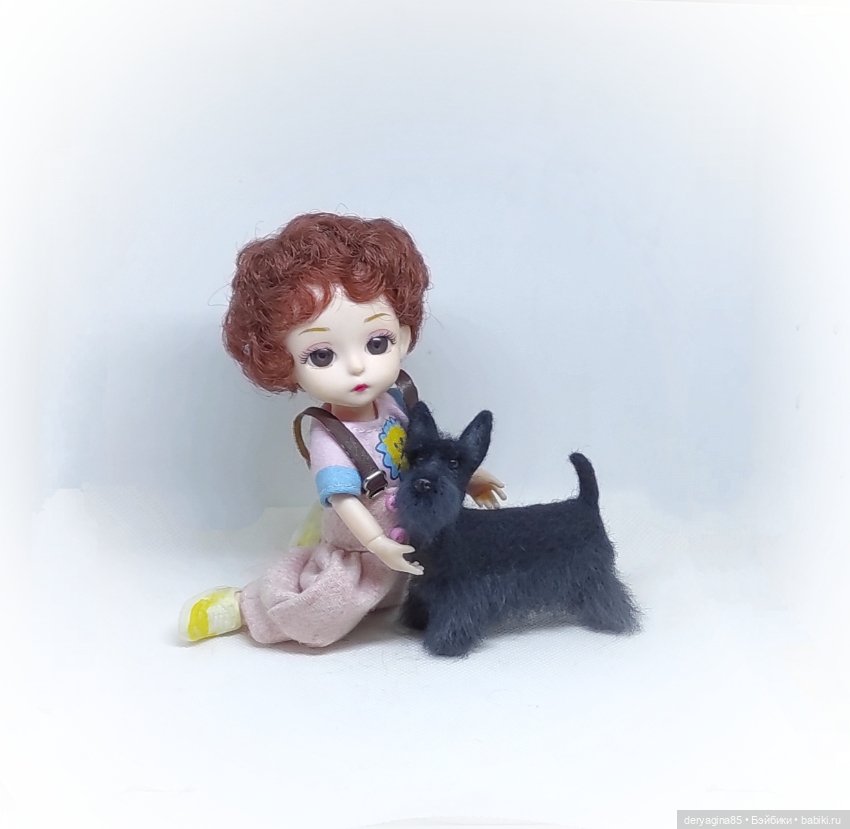 Скотч терьер — Валяные игрушки из шерсти: сухое валяние (фото 8)