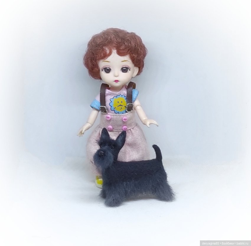 Скотч терьер — Валяные игрушки из шерсти: сухое валяние (фото 7)