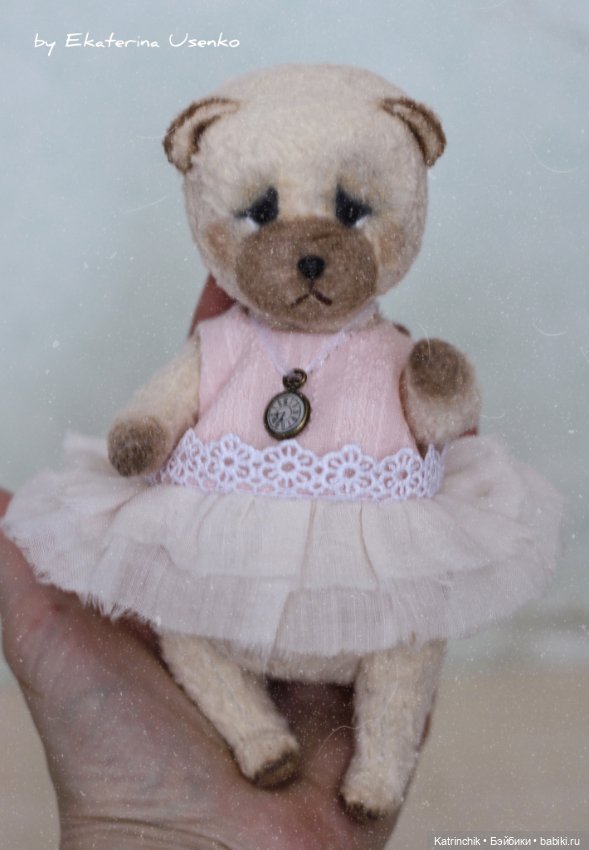 Тедди мишка и зайка. Работа Екатерины Усенко (фото 7)