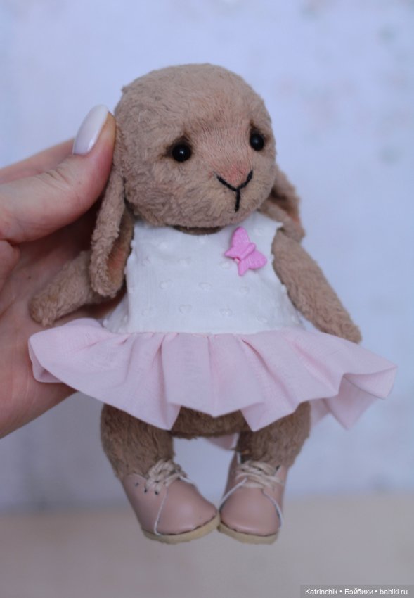 Тедди мишка и зайка. Работа Екатерины Усенко (фото 8)