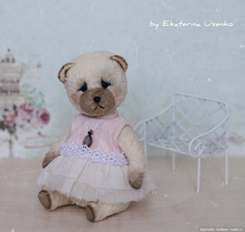 Тедди мишка и зайка. Работа Екатерины Усенко (фото 5)