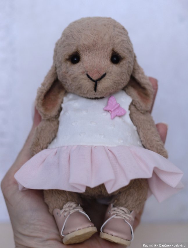 Тедди мишка и зайка. Работа Екатерины Усенко (фото 9)