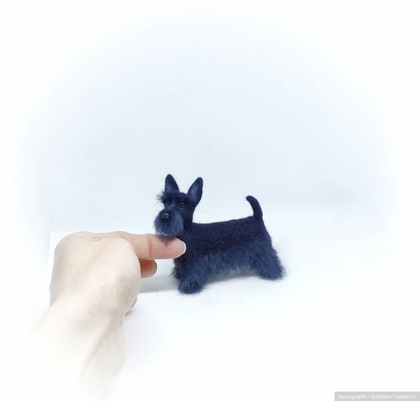 Скотч терьер — Валяные игрушки из шерсти: сухое валяние (фото 2)