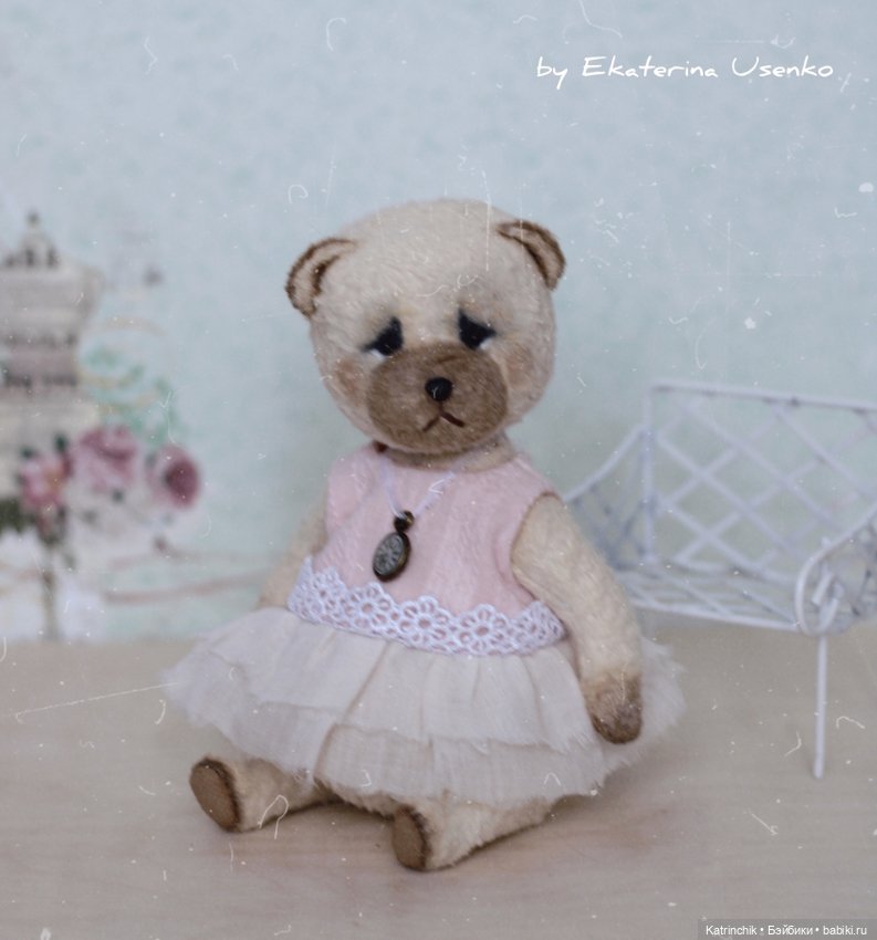 Тедди мишка и зайка. Работа Екатерины Усенко (фото 4)
