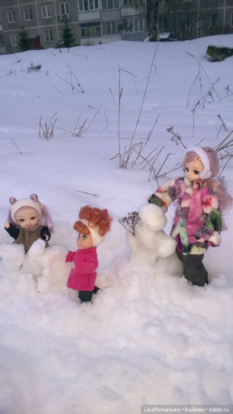 Зимняя прогулка с сёстрами