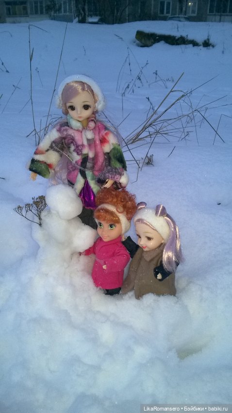 Зимняя прогулка с сёстрами (фото 5)