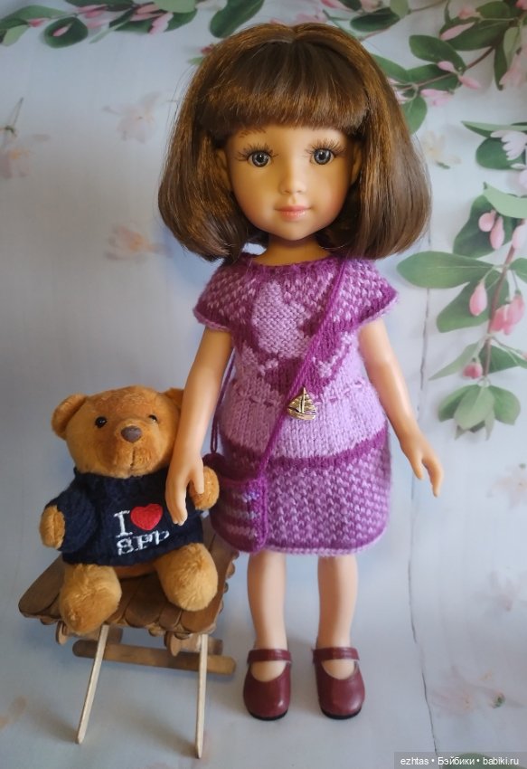 Географическое платье — Одежда и обувь для кукол своими руками: фото (фото 10)