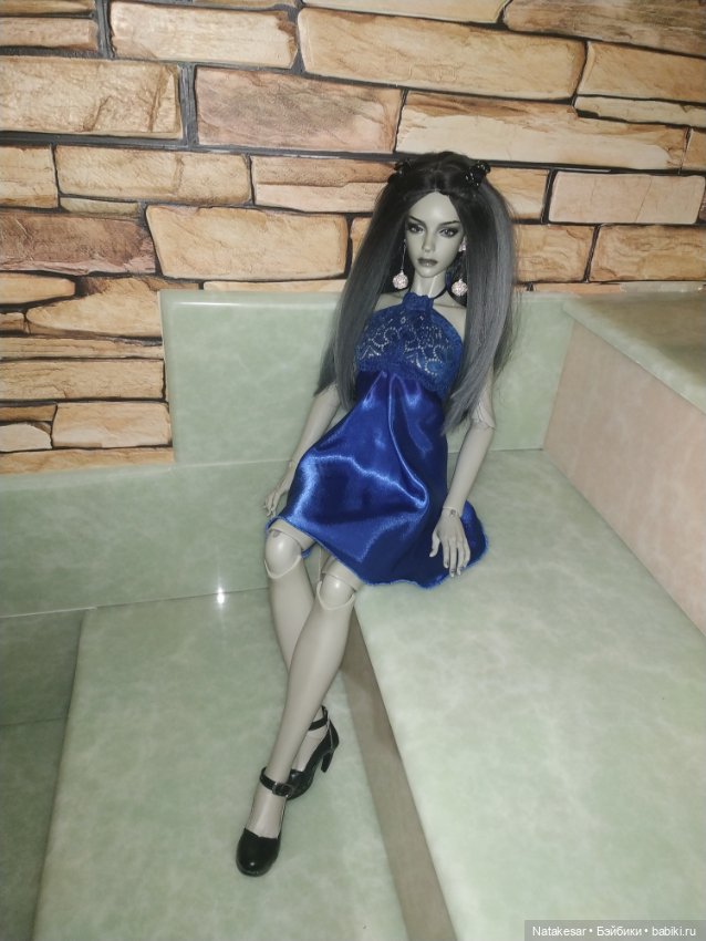 Раффина в синем платье — Куклы Iplehouse (Иплхаус): BJD (БЖД) (фото 2)