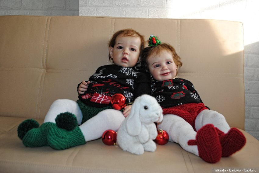 Мои любимые реборнята. Сестренка и братик (фото 3)