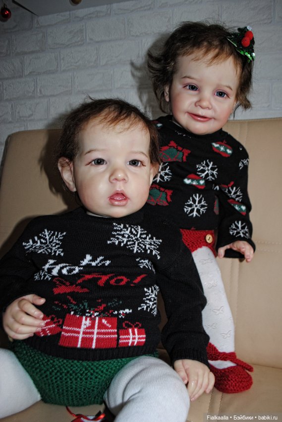 Мои любимые реборнята. Сестренка и братик (фото 9)