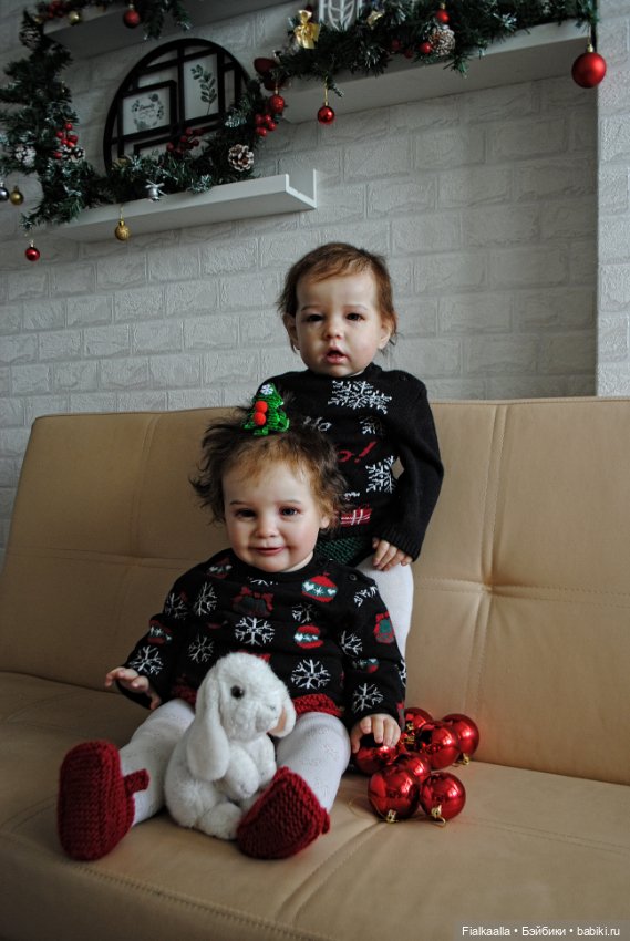 Мои любимые реборнята. Сестренка и братик