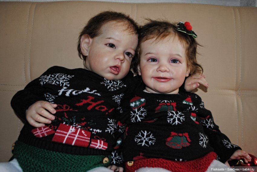 Мои любимые реборнята. Сестренка и братик