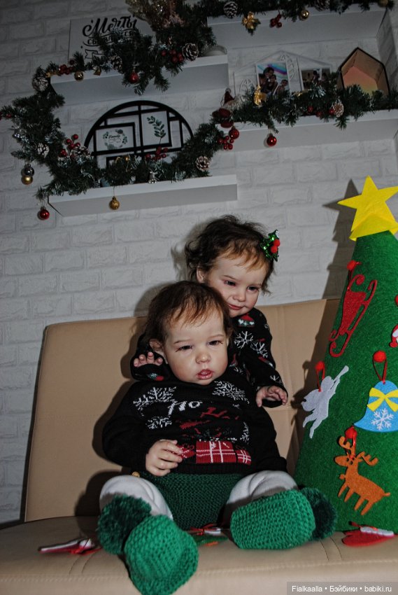 Мои любимые реборнята. Сестренка и братик