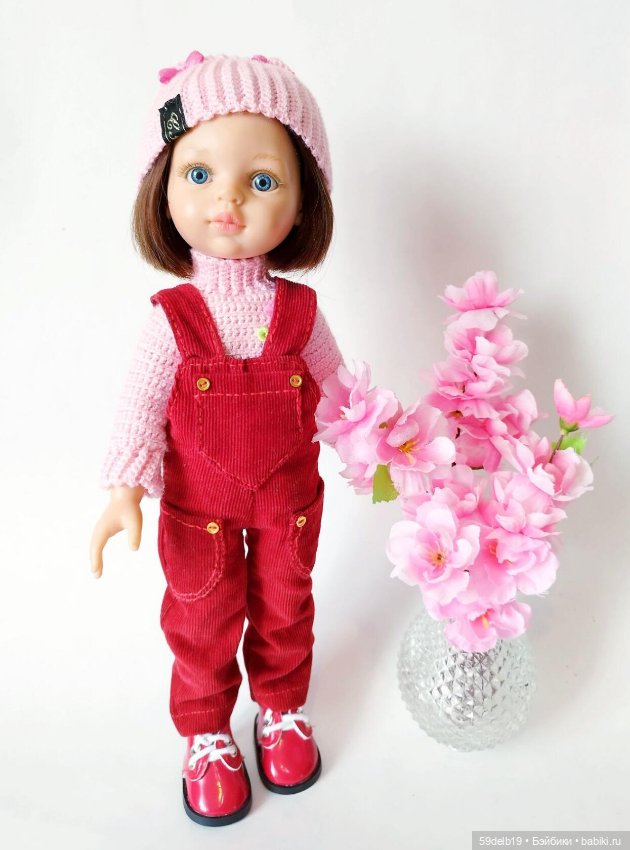 Комбинезончик из микровельвета для любимых куколок (фото 3)