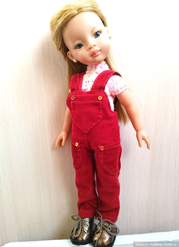 Комбинезончик из микровельвета для любимых куколок (фото 2)