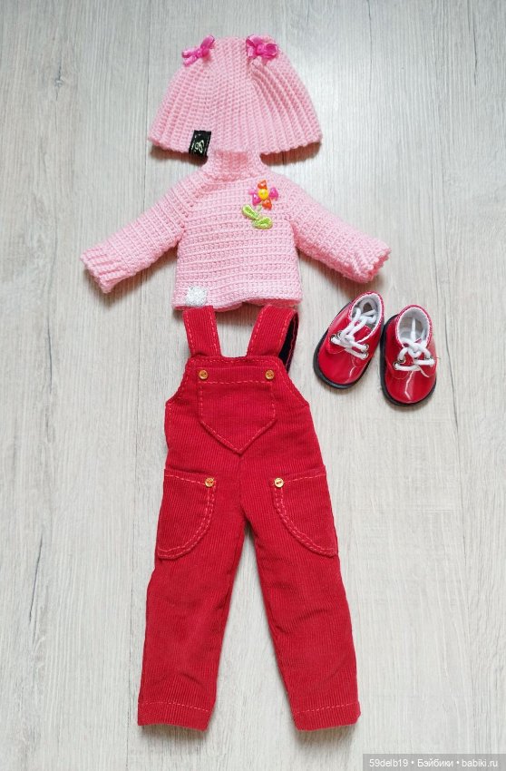 Комбинезончик из микровельвета для любимых куколок (фото 6)