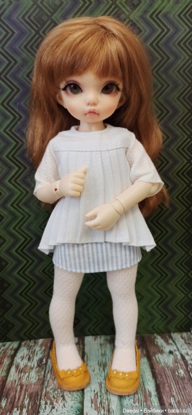 Платье-туничка — Одежда и обувь для кукол своими руками: фото (фото 2)