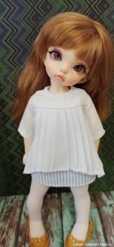 Платье-туничка — Одежда и обувь для кукол своими руками: фото