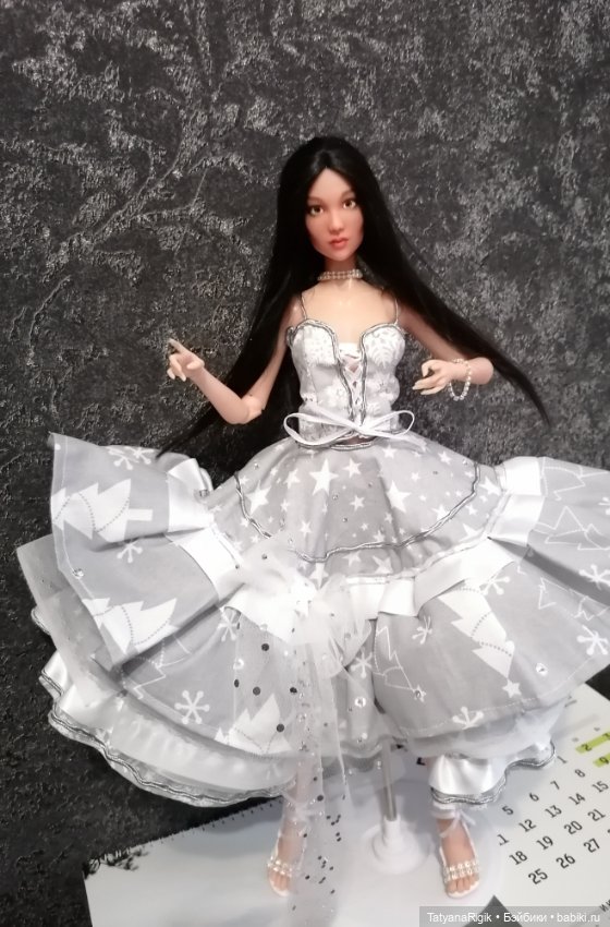 Новогоднее платье — Одежда и обувь для кукол BJD (БЖД): 1/3