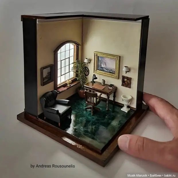 Реалистичные диорамы — Румбоксы и кукольные интерьеры: фото (фото 10)