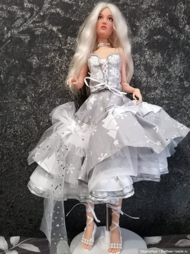 Новогоднее платье — Одежда и обувь для кукол BJD (БЖД): 1/3 (фото 3)
